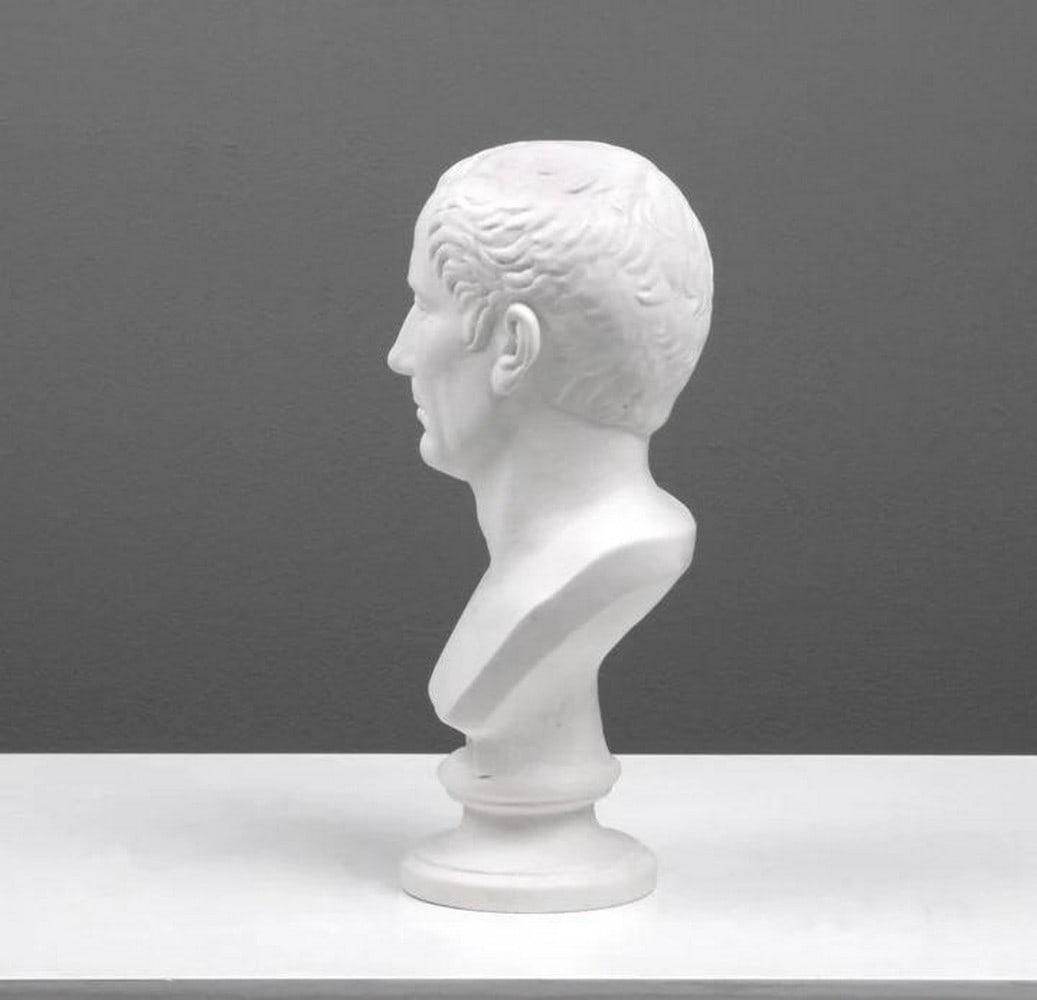 Imperial Command: Julius Caesar Bust Sculpture - 5