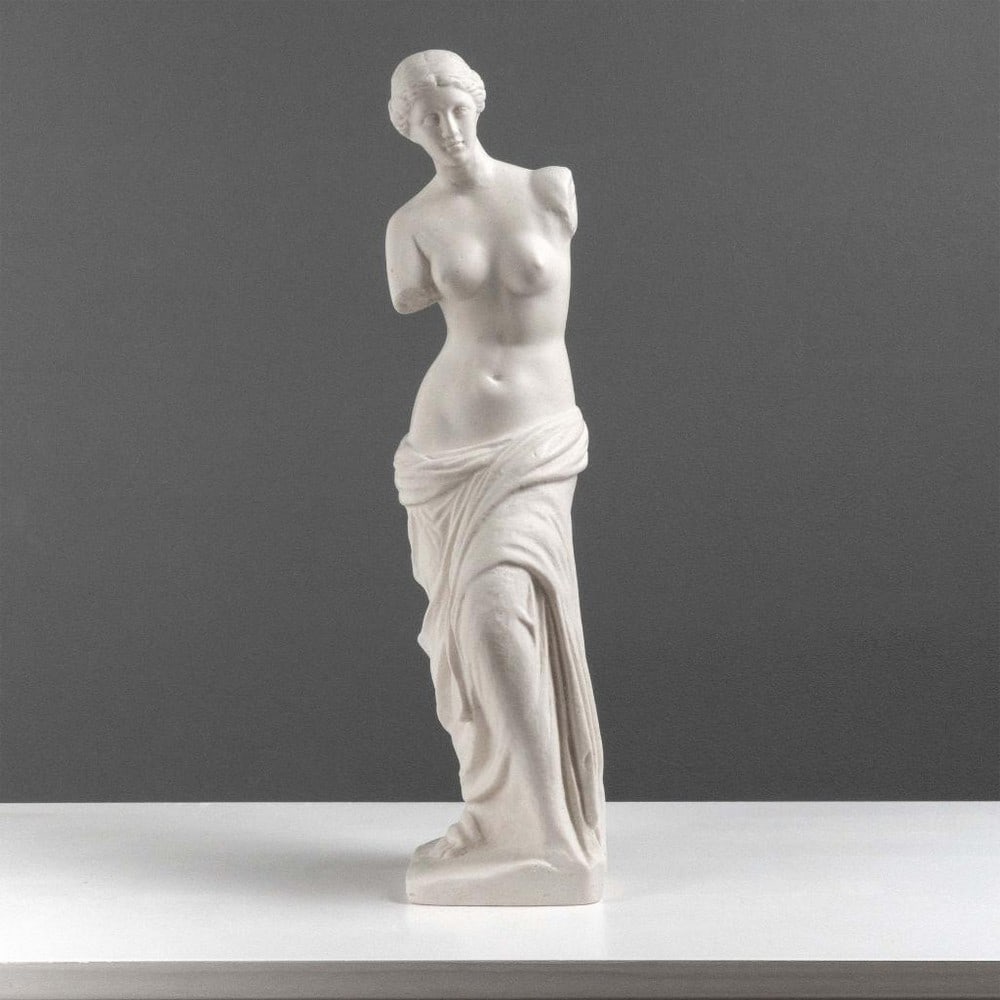 Venus De Milo Carrara Marble Statue - 7.9lbs (1 of 6)