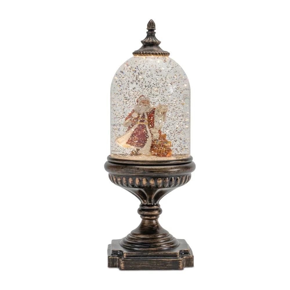 Lighted Santa Snow Globe - 2