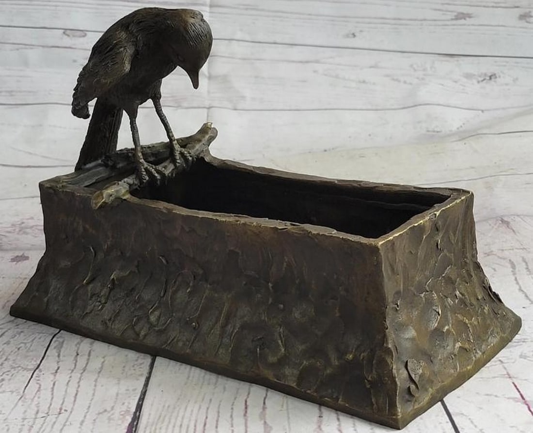 Bronze Bird Window Box Planter - 2