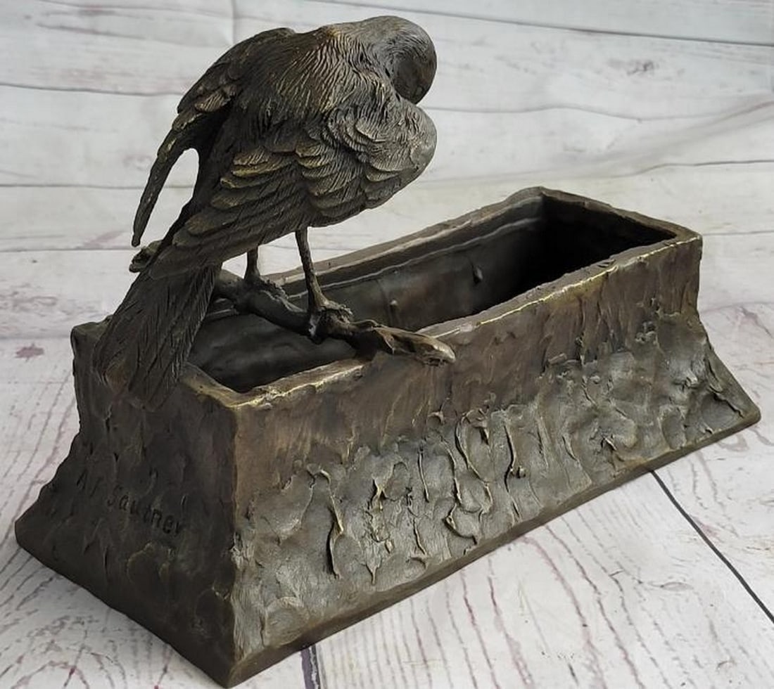 Bronze Bird Window Box Planter - 3