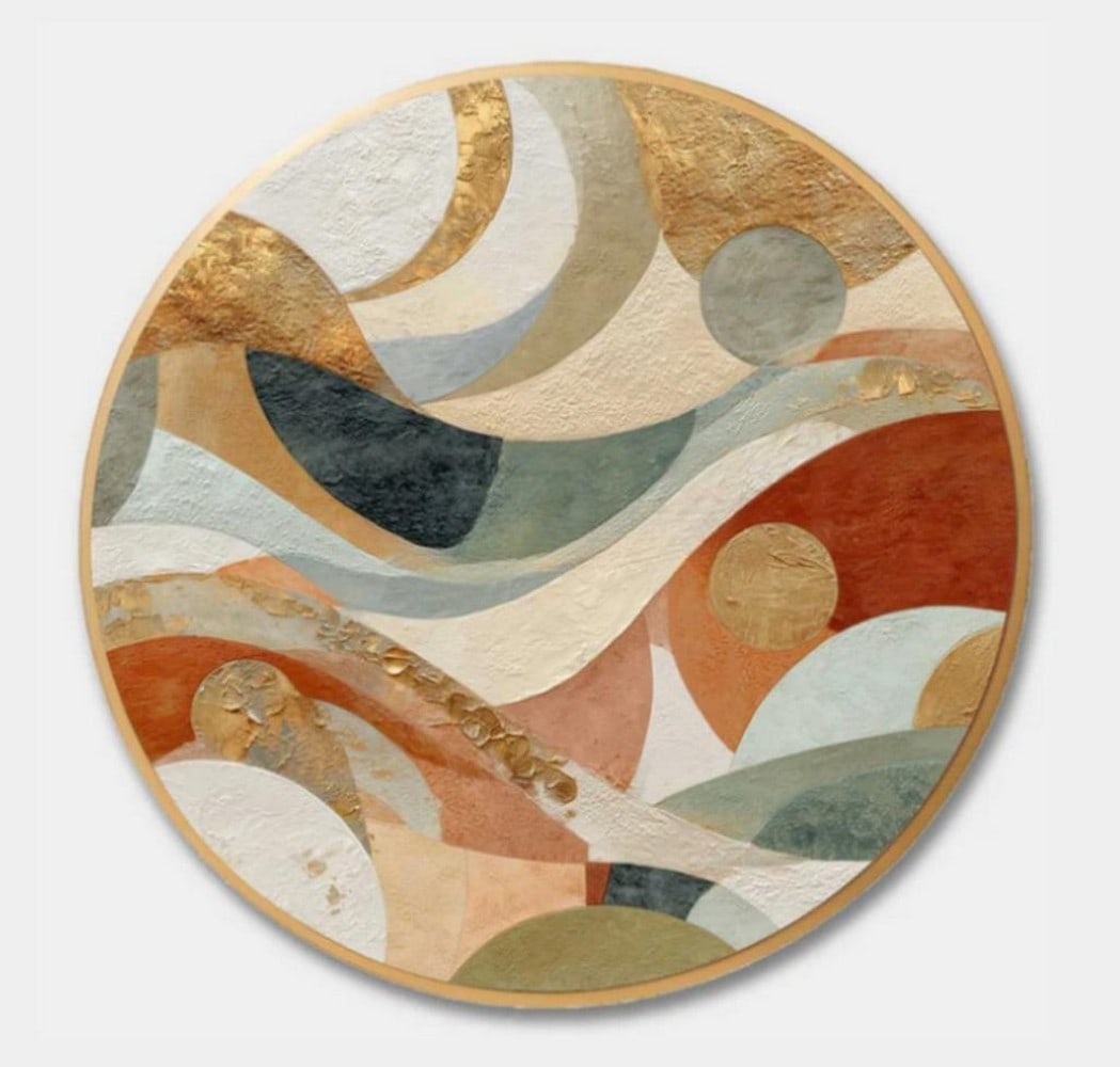 Circular Harmony Abstract Wall Art Painting Circular Harmony (1 of 2)