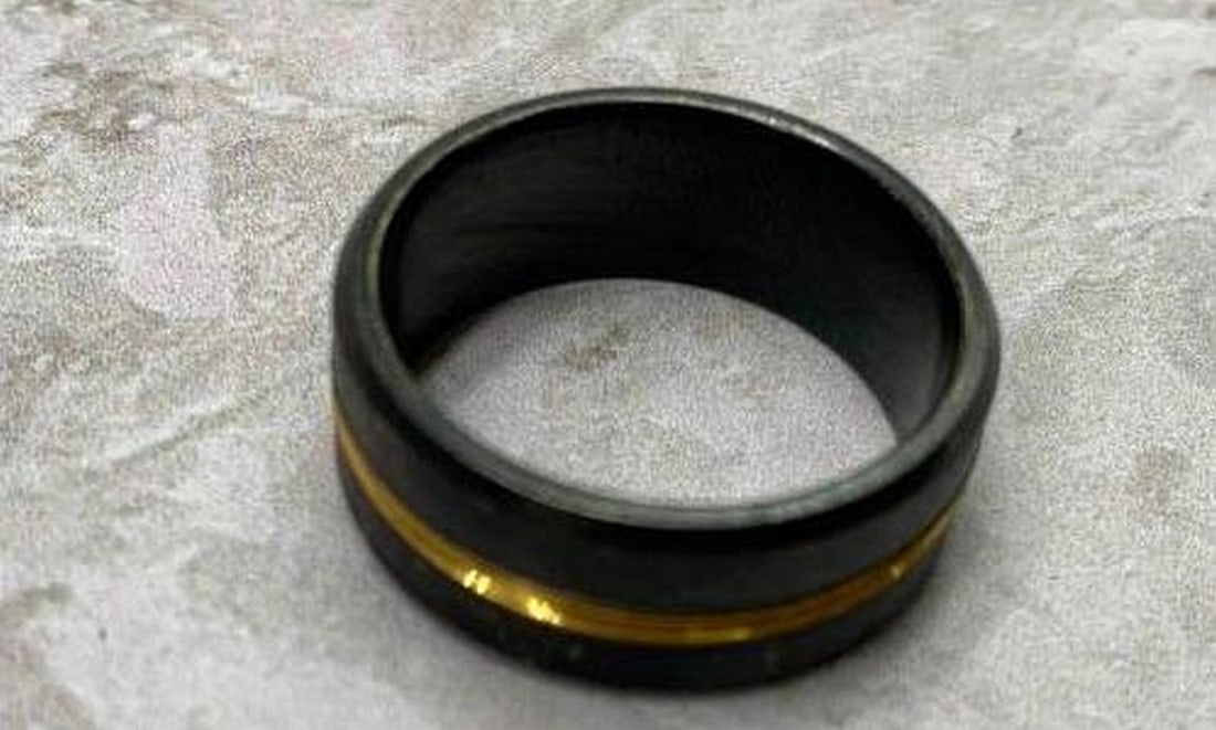 Black Titanium Steel Ring - 4