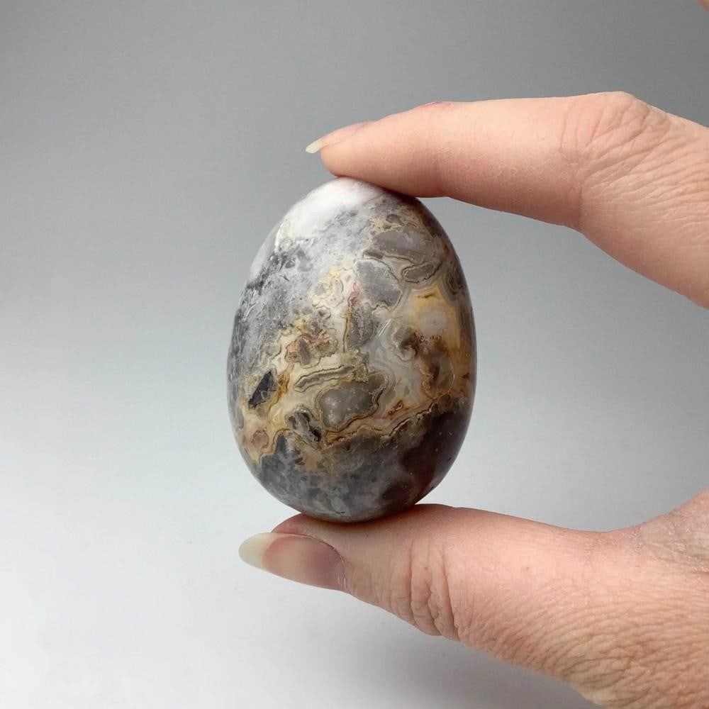 Crazy Lace Agate Mini Egg - 3