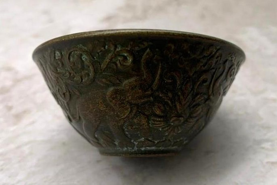 Elephant Bronze Dish - 6