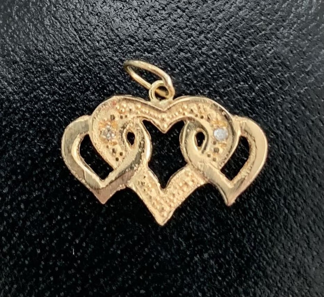 Timeless 14KT Gold Heart Pendant (1 of 4)