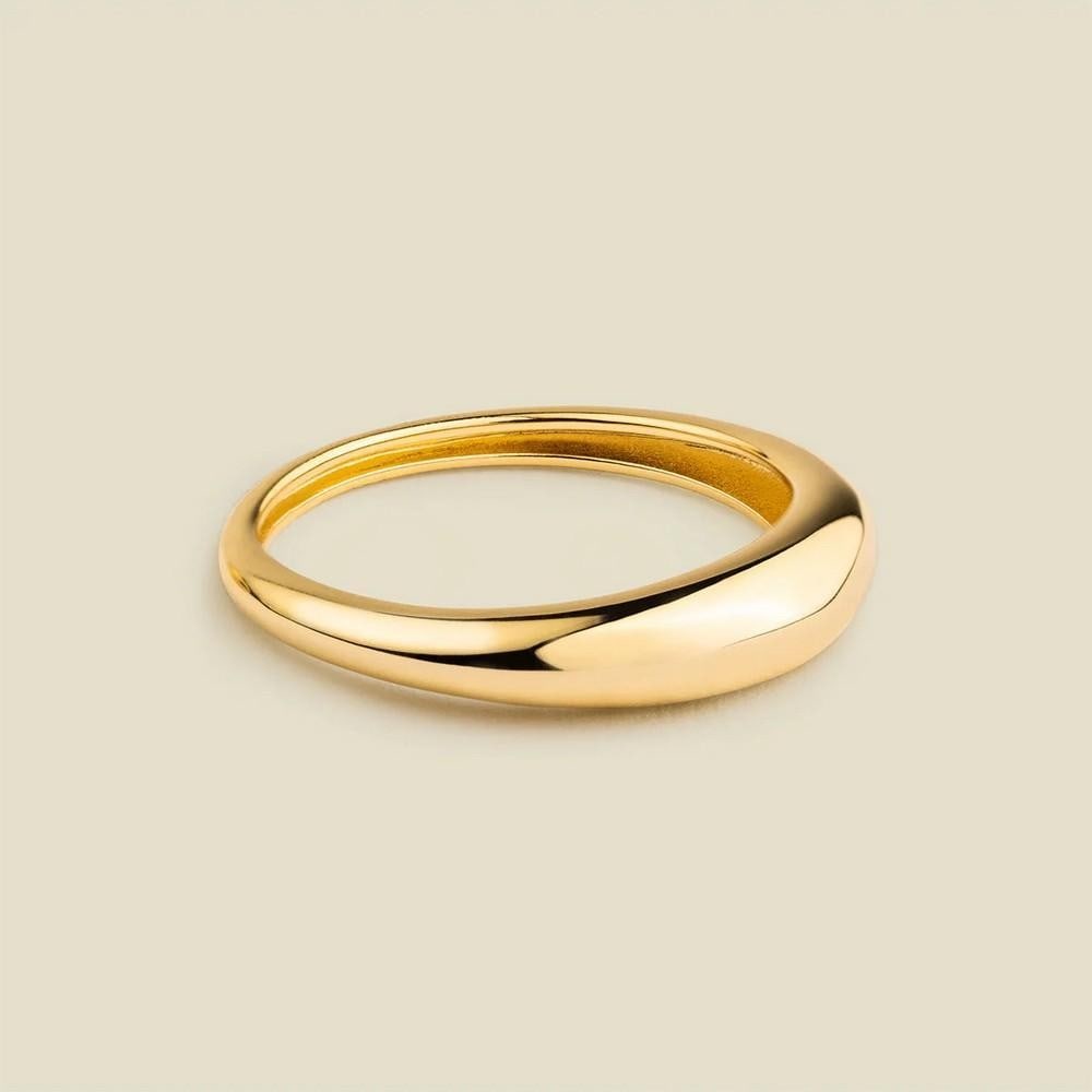 Petite Gloss Dome Ring - Size 6: Petite Gloss Dome Ring - Size 6 Add a touch of sleek sophistication with the Petite Gloss Ring. A petite yet striking version of the classic dome design, it boasts a light-catching finish that perfect