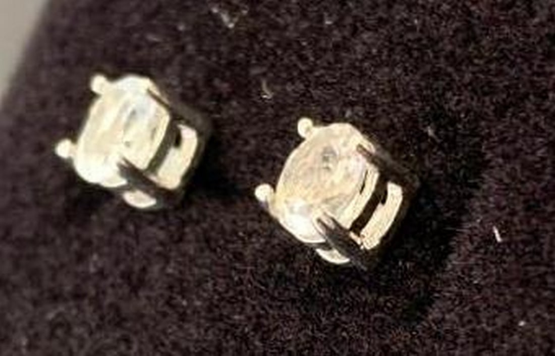 Sterling Silver Stud Earrings - 3