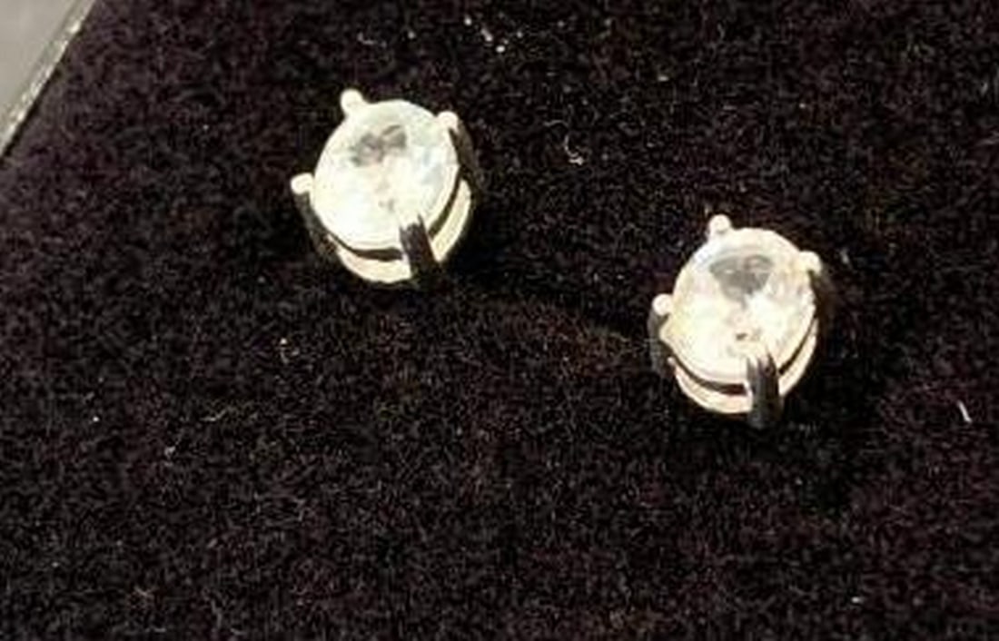 Sterling Silver Stud Earrings - 4
