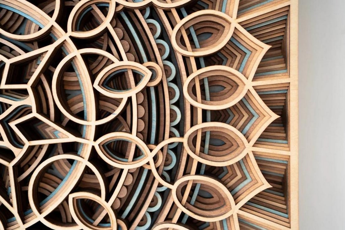 Celestial 3D Multi-Layer Wooden Wall Art - 3