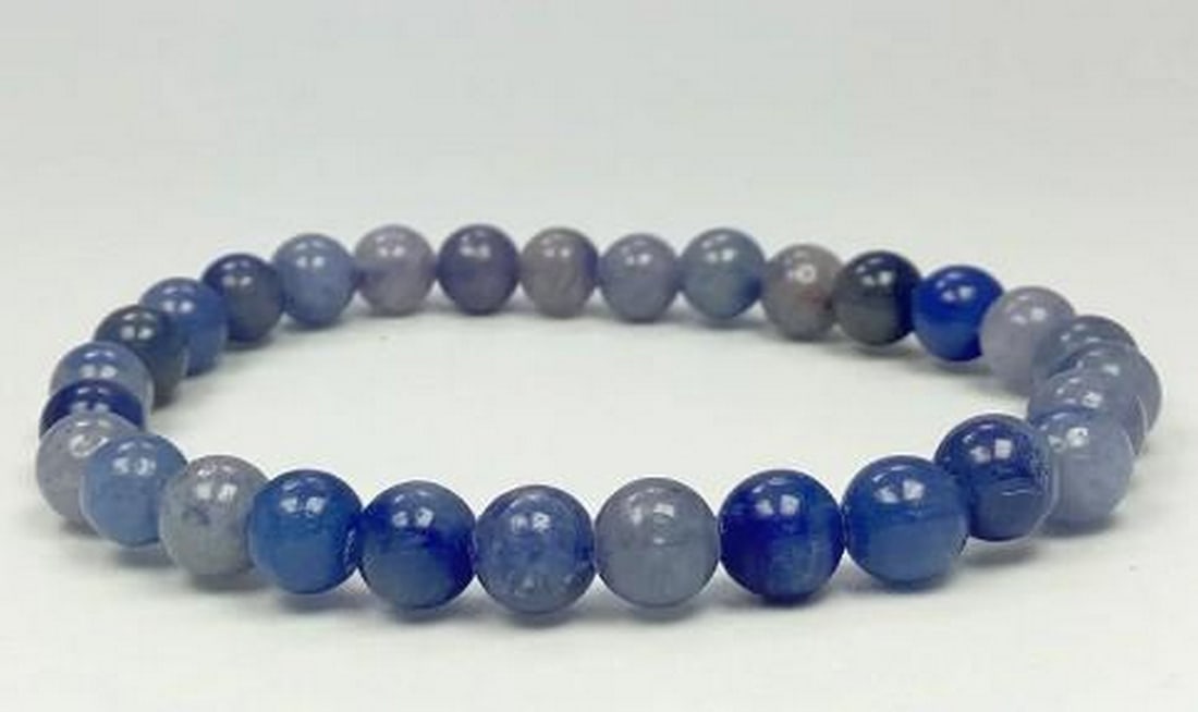 Blue Aventurine Energy Bracelet: Blue Aventurine Energy Bracelet The Blue Aventurine Energy Bracelet is a soothing yet empowering piece, featuring polished blue aventurine beads that promote clarity, focus, and inner strength.