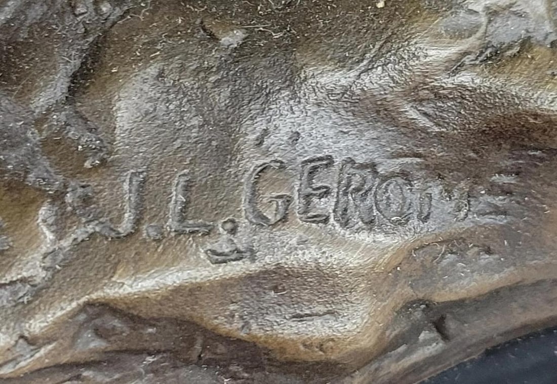 Running Lion Bronze Statue – 13" x 16" - 6