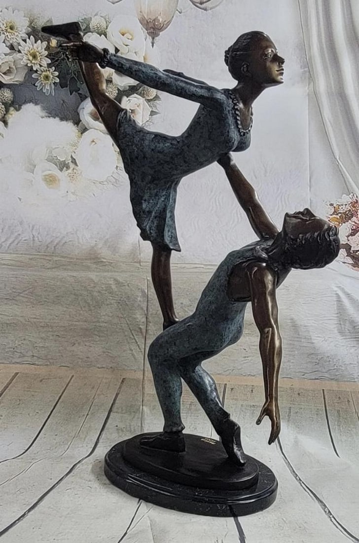 Limited Edition 30/100 Ballerina Bronze Statue Sculpture - 17lbs: Ballet is a demanding sport, people who are serious about ballet wouldn’t even call it a sport, they call it life. It takes time, patience, practice, discipline, hard work and all of your heart. Her