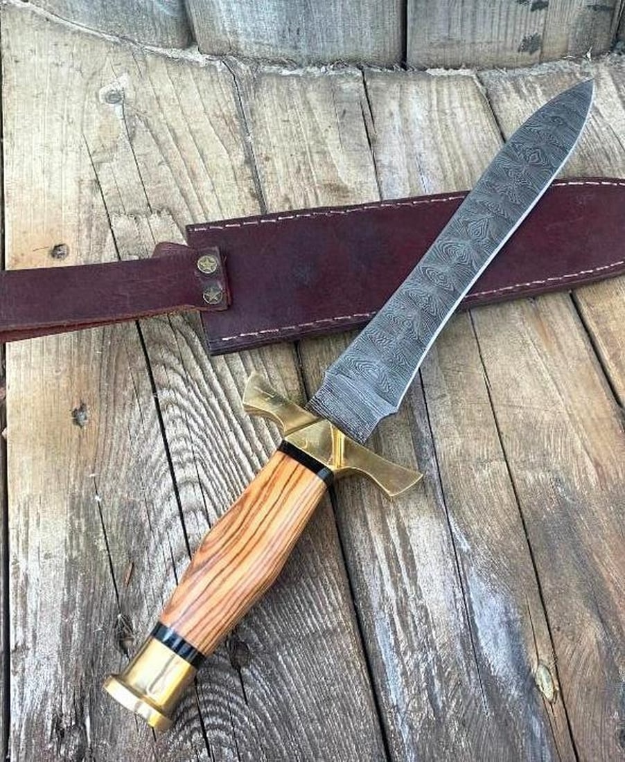 The Spartans Damascus Dagger - 5