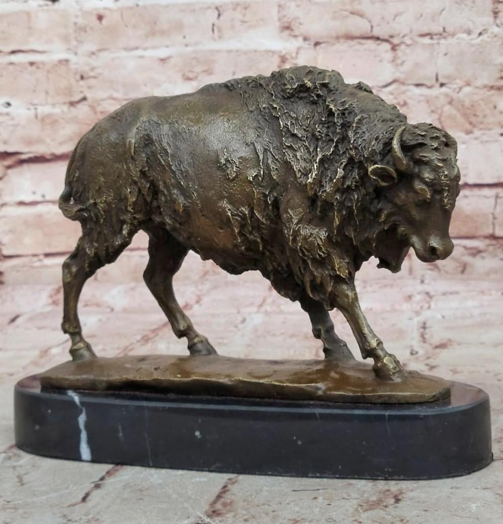 The Majestic Bison Bronze Reproduction Sculpture (1 of 5)