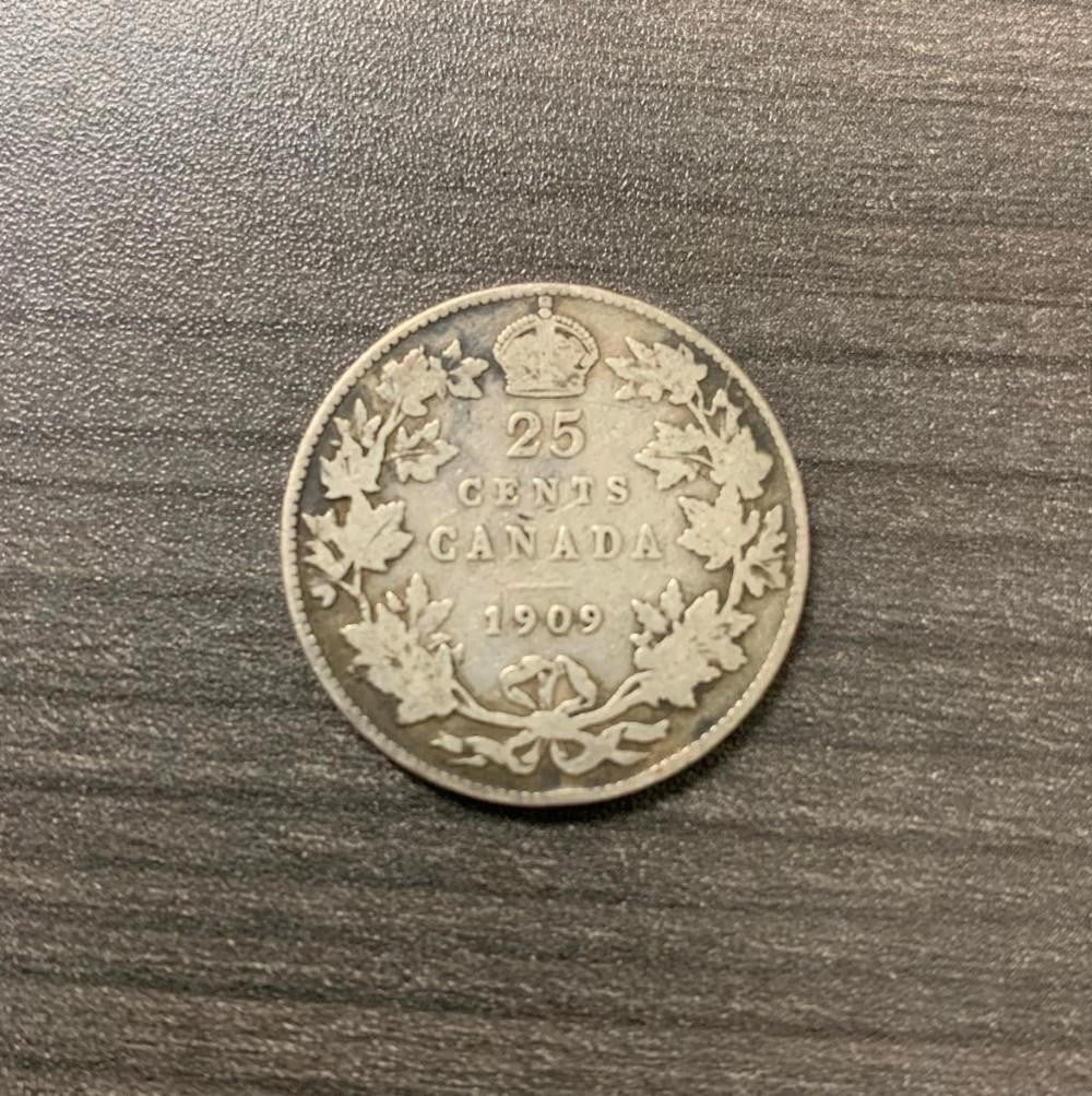 1909 25 Cents - Edward VII (1 of 2)