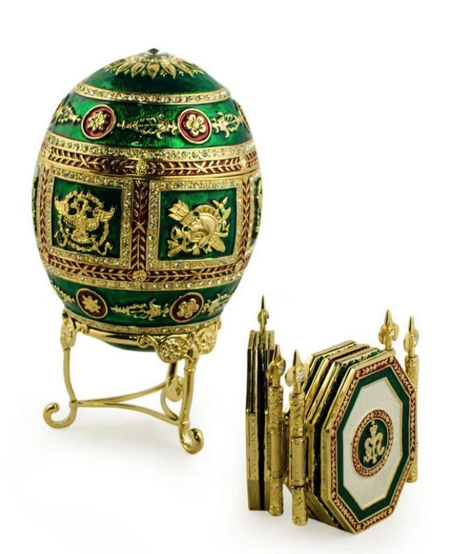 1912 Royal Russian Napoleonic Inspired Egg - 2