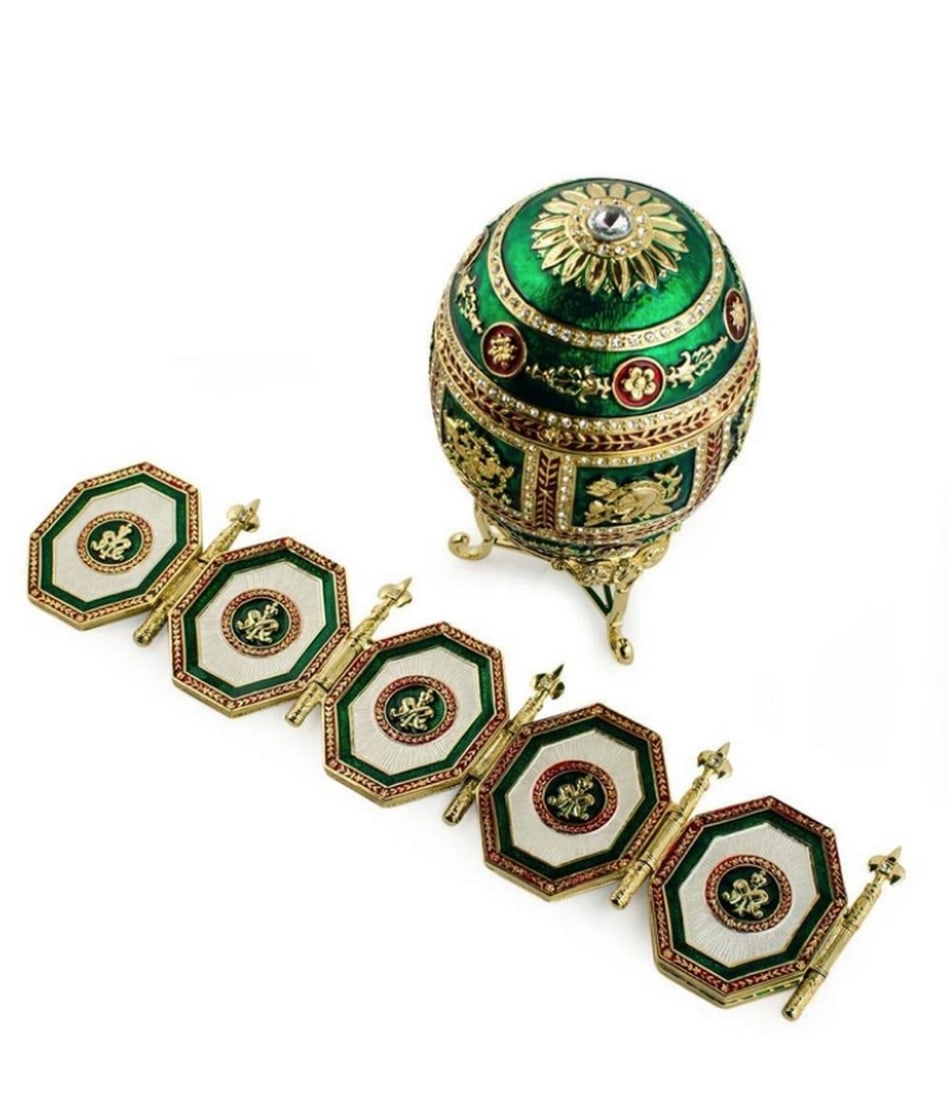 1912 Royal Russian Napoleonic Inspired Egg - 3