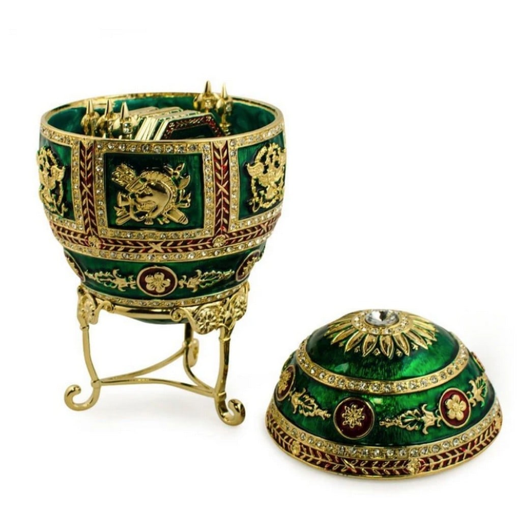 1912 Royal Russian Napoleonic Inspired Egg - 4