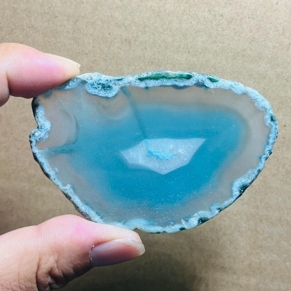 32g Natural agate Agate Geode Slab/Slice quartz crystal mineral specimen (1 of 5)