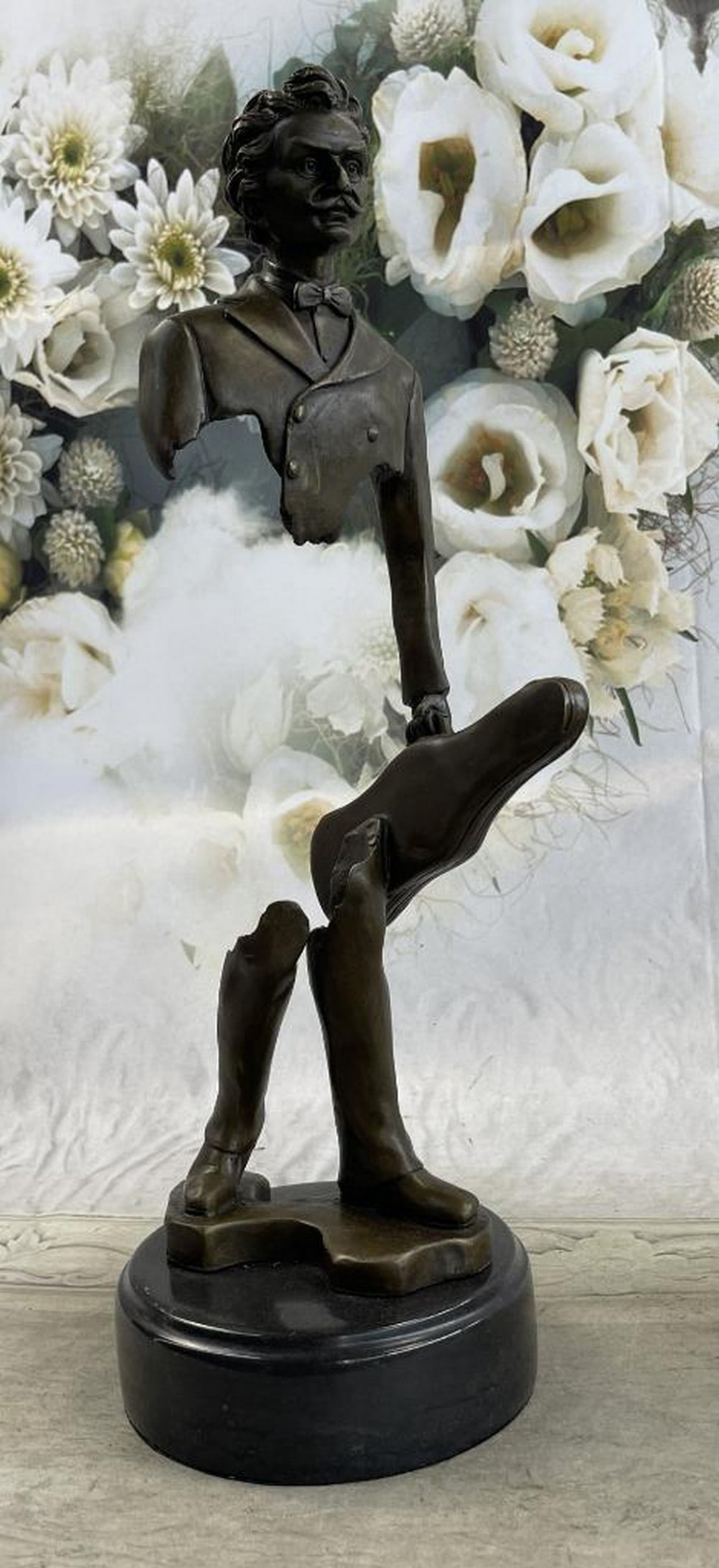 Johann Strauss Violinist Bronze Sculpture Tribute: Johann Strauss Violinist Bronze Sculpture Tribute This 100% bronze bust honors the memory of Austrian composer Johann Strauss I (1804-1849). He was one of Europe's leading conductors and composer