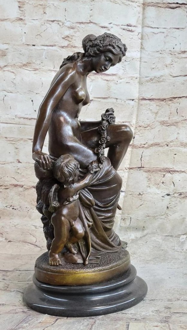 Sculpted Elegance Inspired Bronze Statue - 3