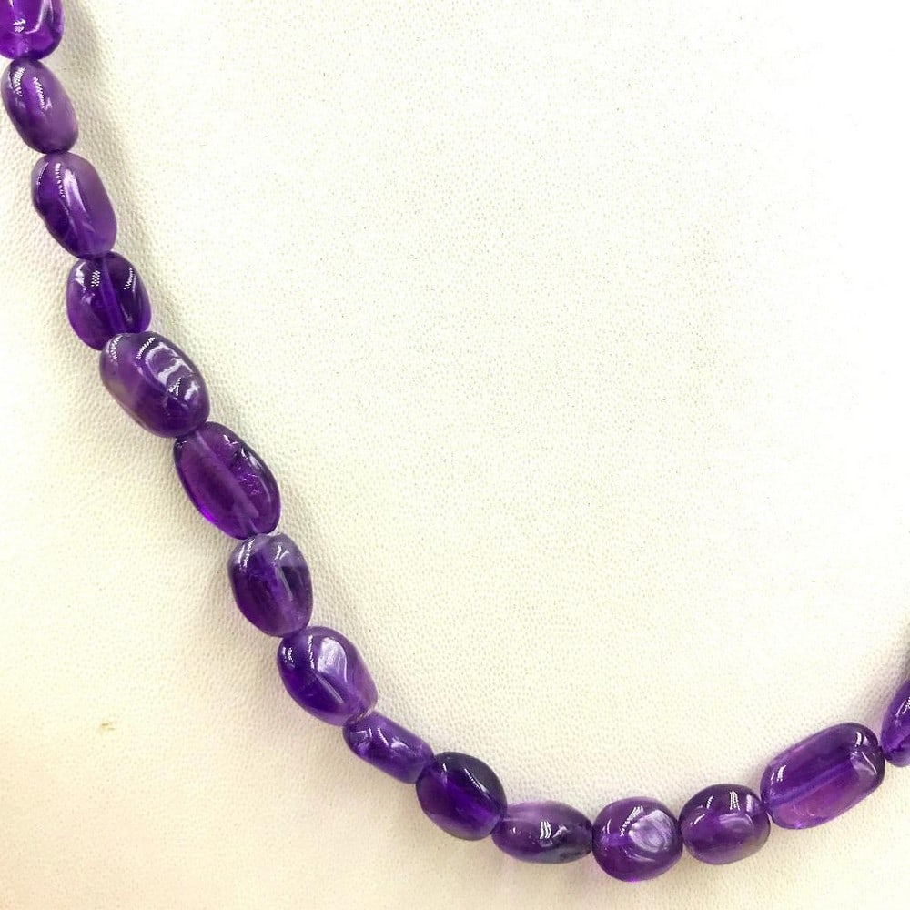Large Amethyst Gemstone Necklace - 2