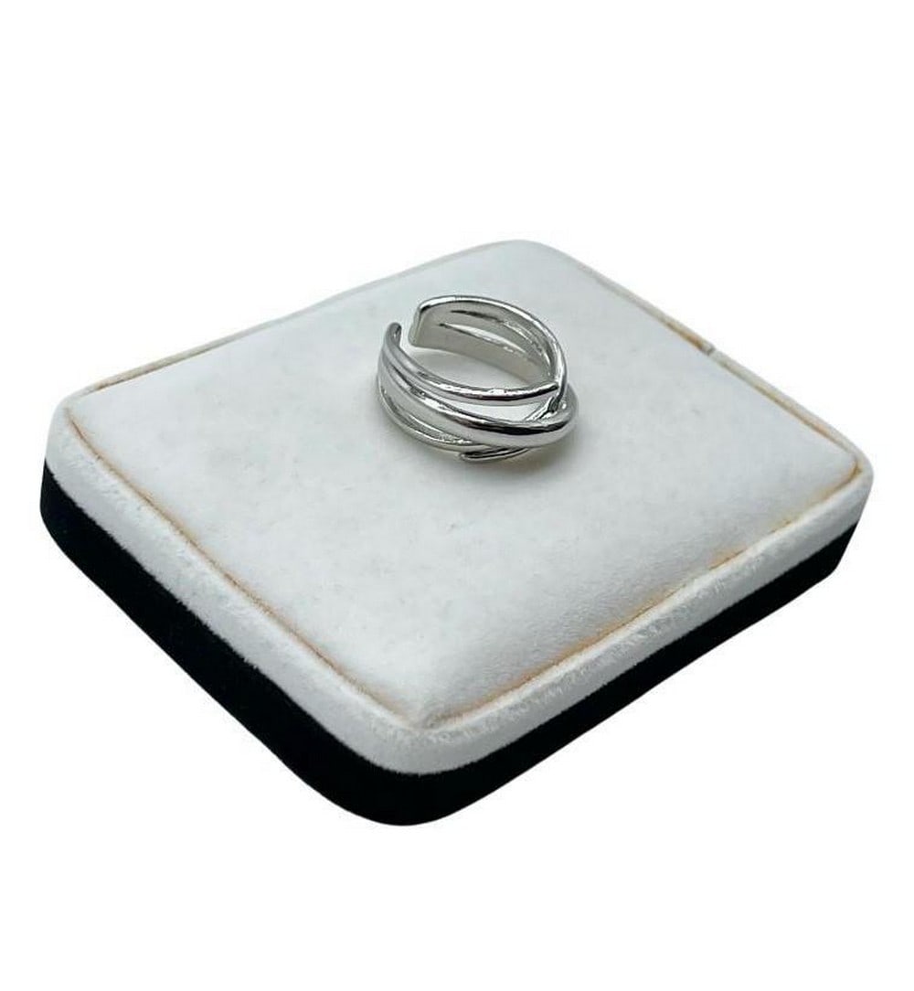 Infinite Waves Sterling Silver Ring - 5