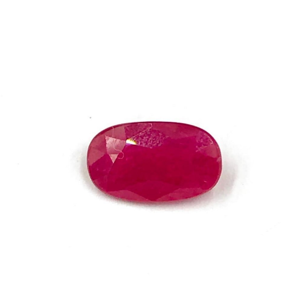 Faceted Oval Ruby - 2