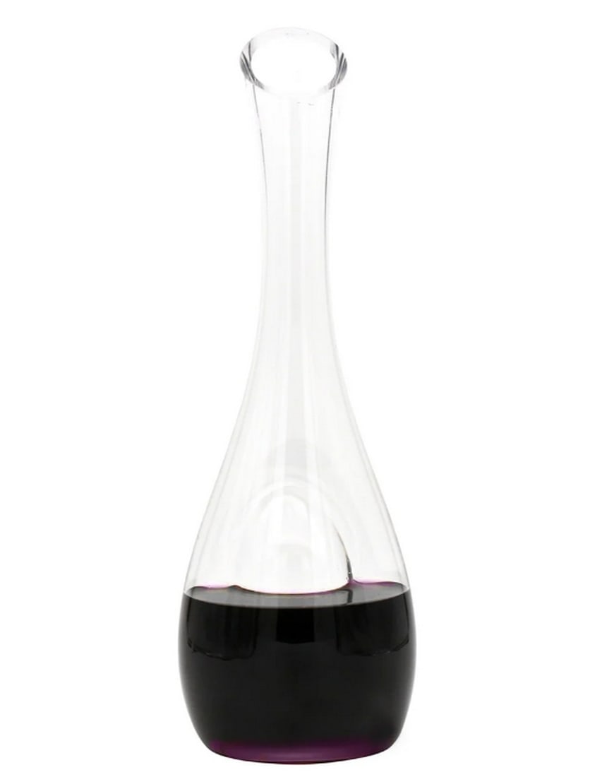 Murano Blown Glass Decanter – Nero di Troia: Murano Blown Glass Decanter – Nero di Troia This elegant and luxurious decanter is crafted in collaboration with Tuscan masters, designed to serve both red and white wines with sophistication and st