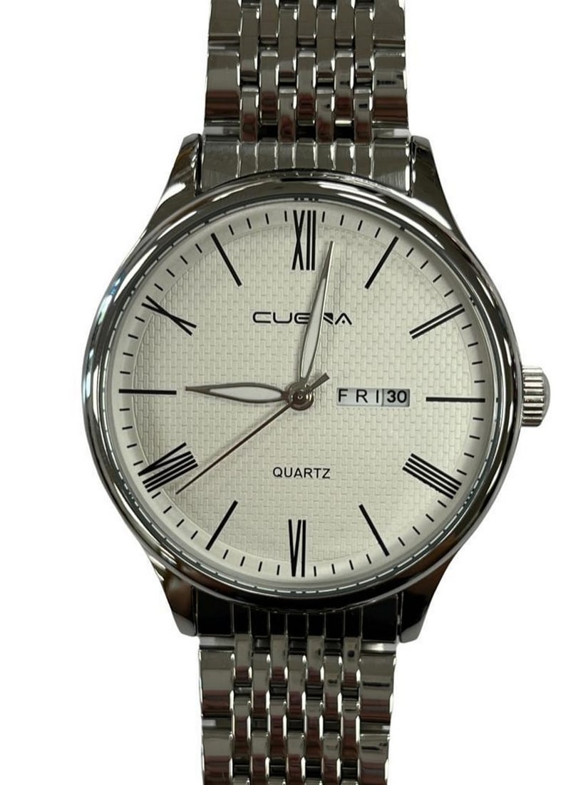 Mens Classic Stainless Steel Watch With Date (1 of 2)