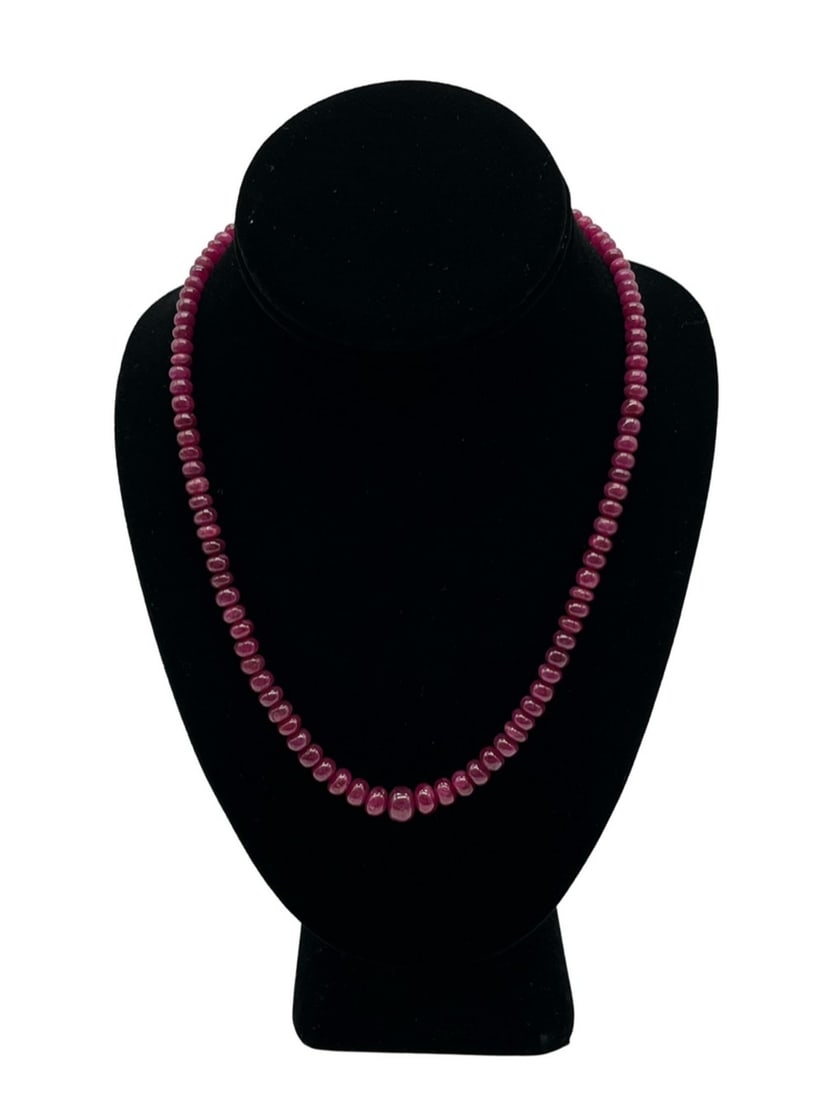 Ruby Beads Necklace - 3