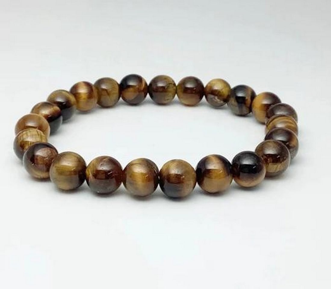 Tiger Eye Beaded Bracelet - 2