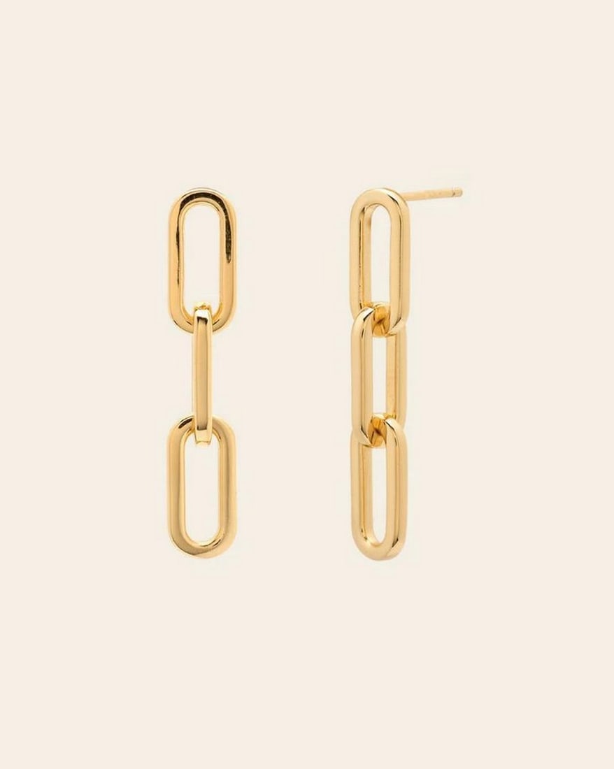 Fluid Link Drop Earrings - 2