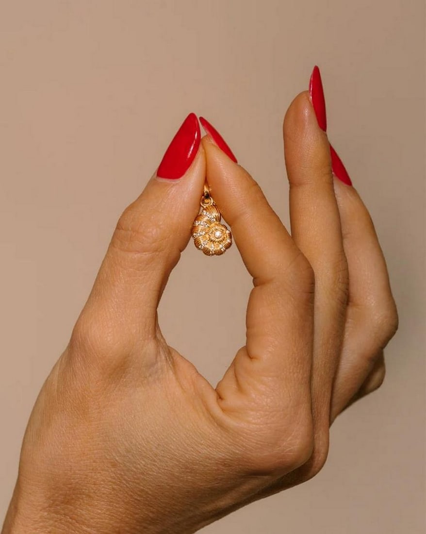 Seashell Vermeil Charm - 4