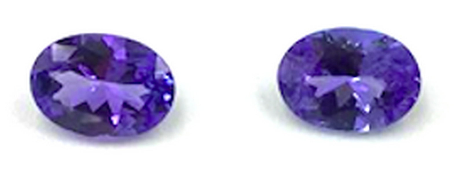 Lot Of 2 Oval Cut Tanzanite Gemstone 1.24 Carat Total Weight (1 of 1)