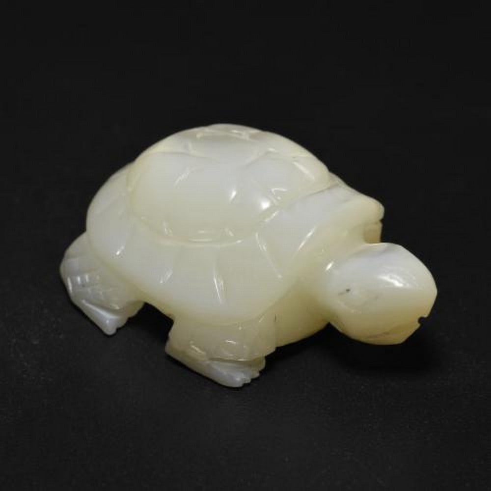20ct Carved Mother of Pearl Turtle: 20ct Carved Mother of Pearl Turtle Raw Dimension: 24 x 16 x 9mm Total Carat Weight: 20.45ct Treated: No Please view photos for further details.