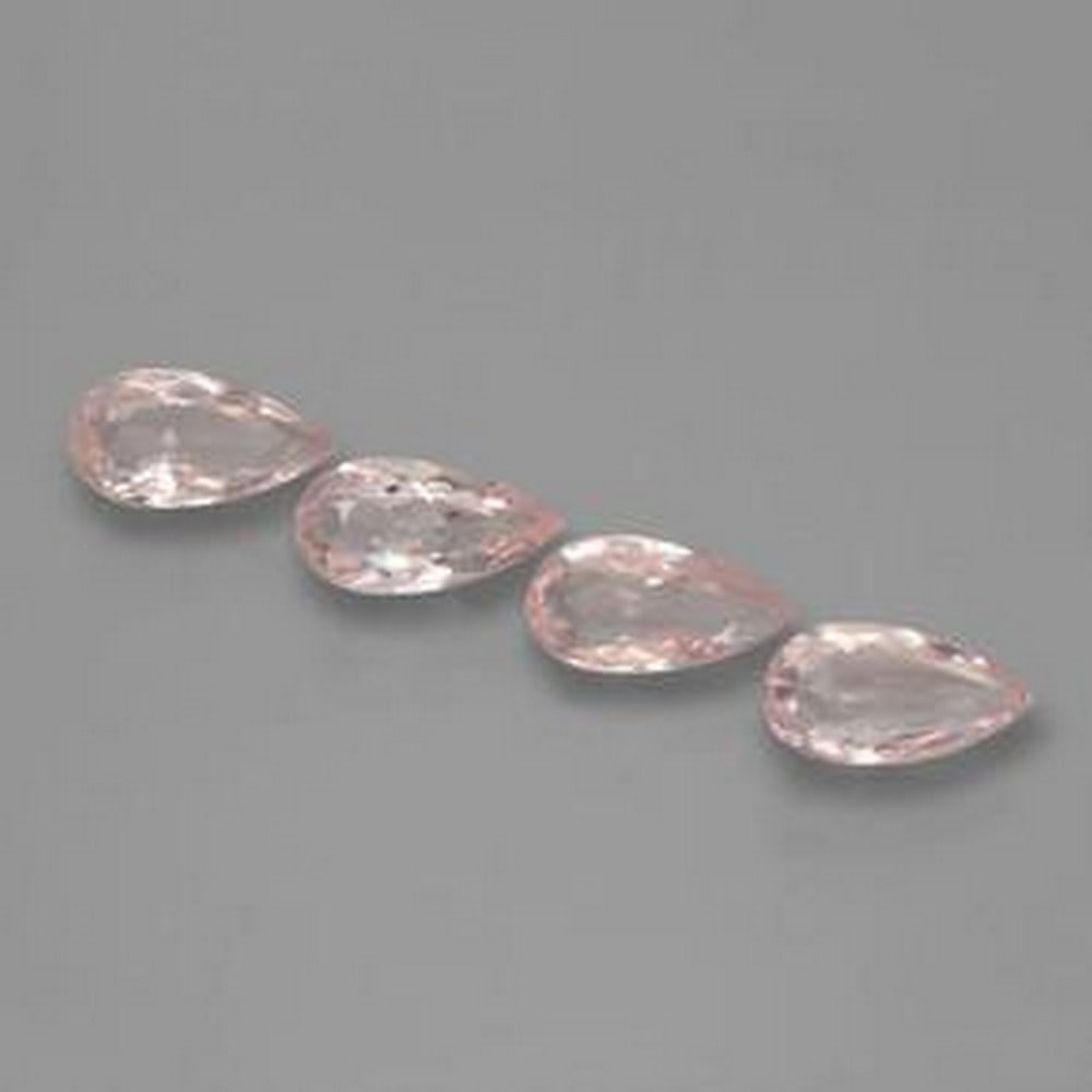 1ct Pear Cut Pink Morganite (1 of 2)