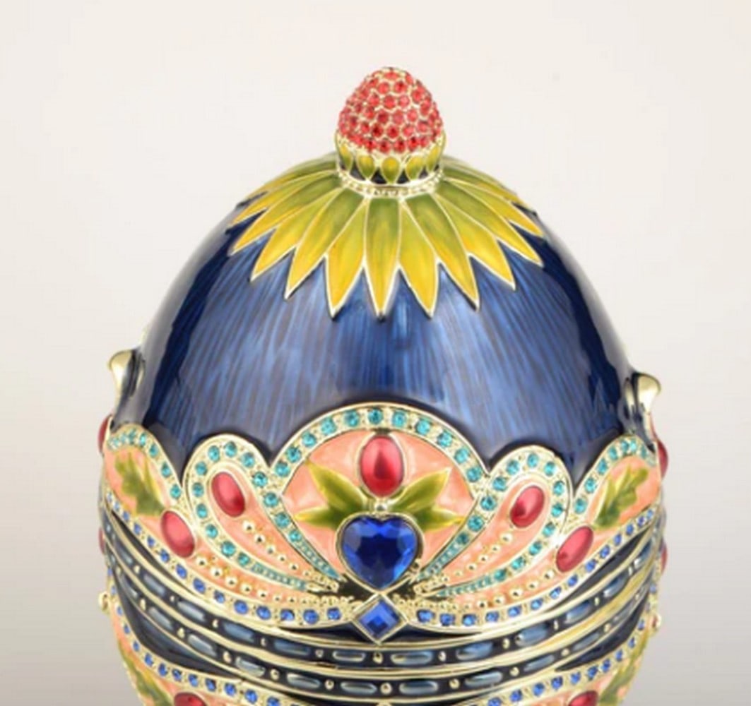 Russian-Inspired Blue Egg - 2