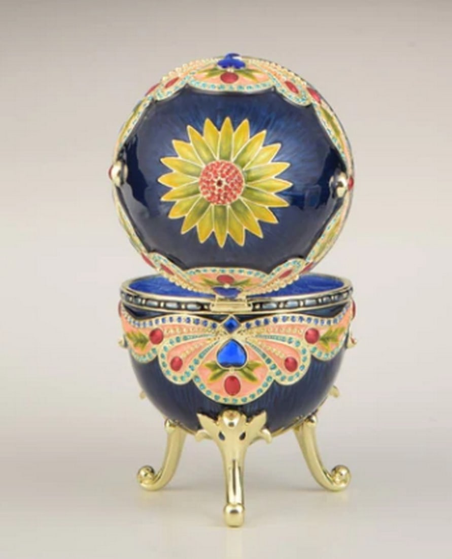 Russian-Inspired Blue Egg - 3