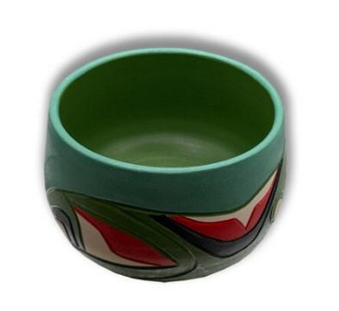 Green Leap Ceramic Bowl - 2