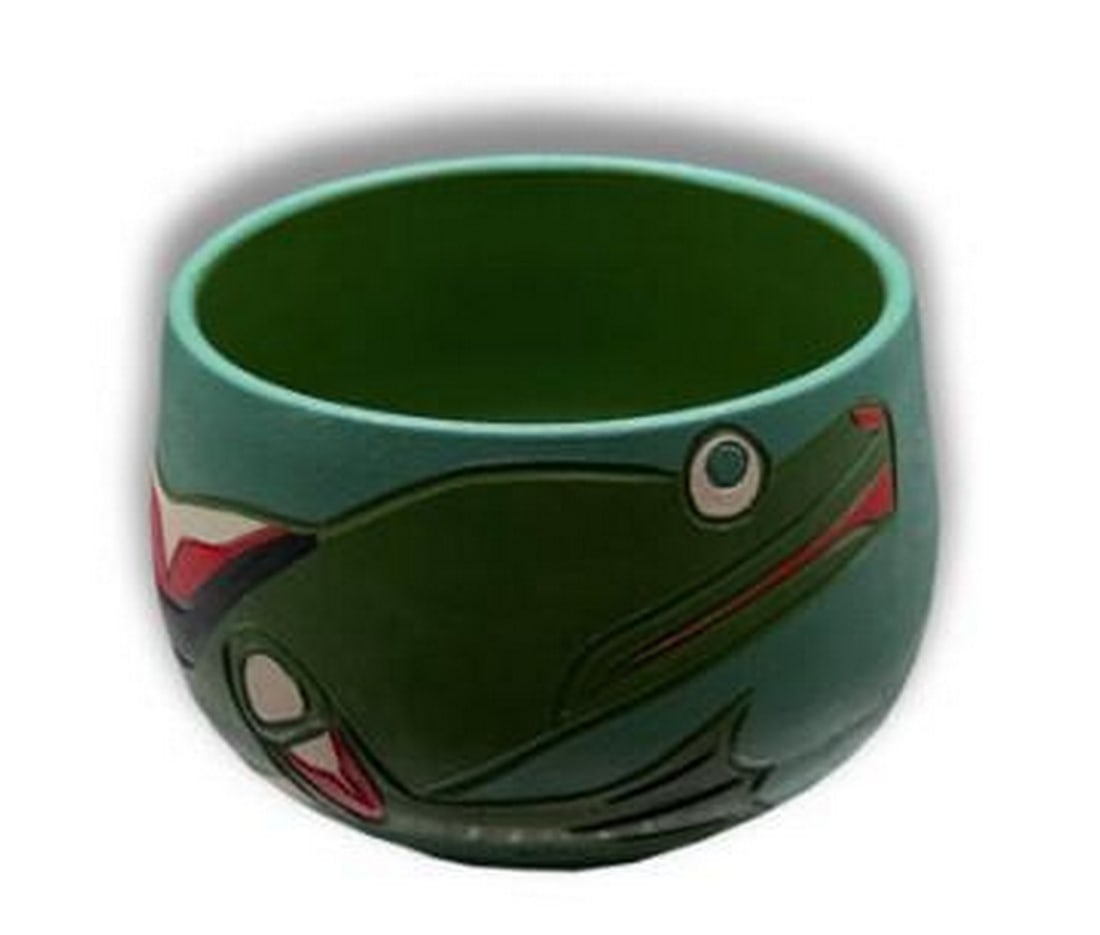 Green Leap Ceramic Bowl - 4