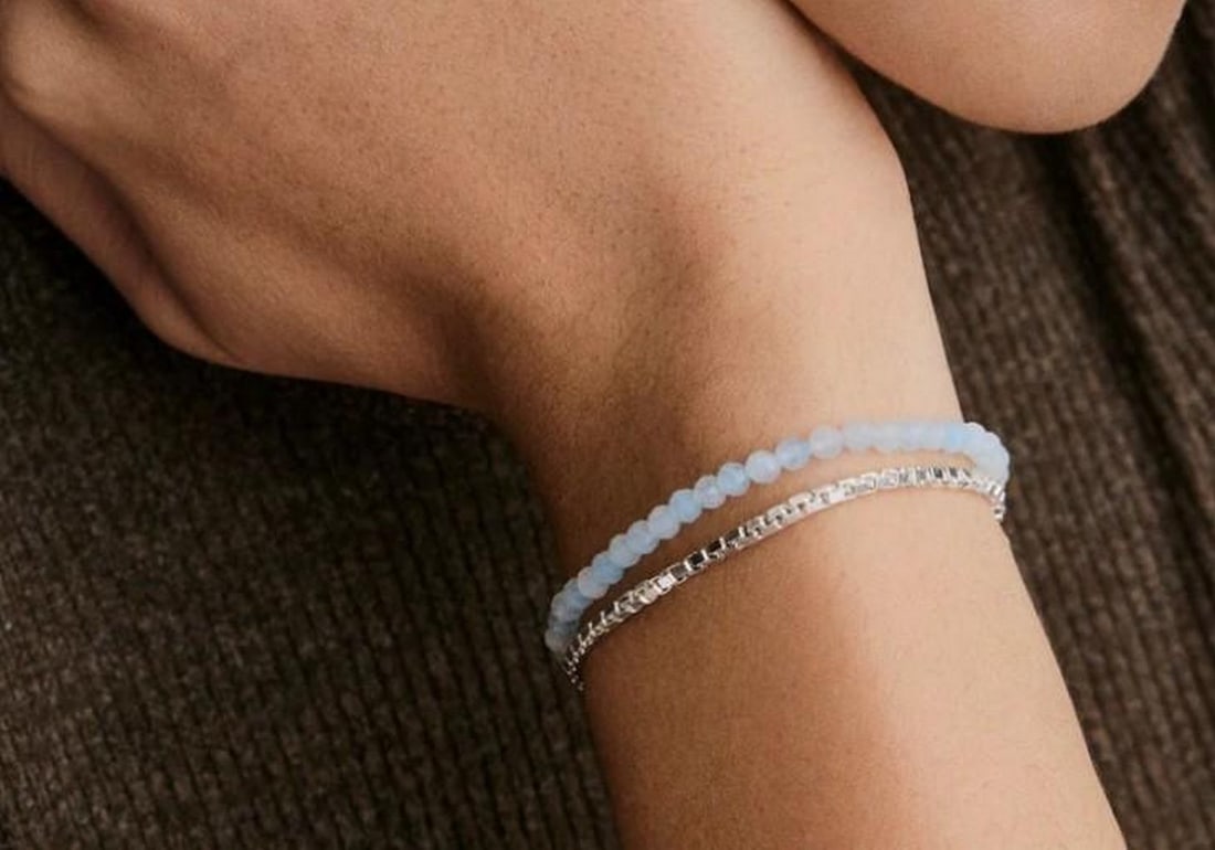 Olivia Classic Beaded Chain Bracelet - 2