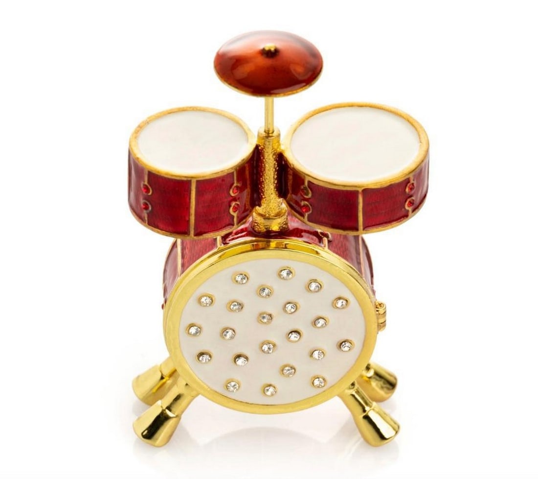 Red Drum Set Trinket Box - 2