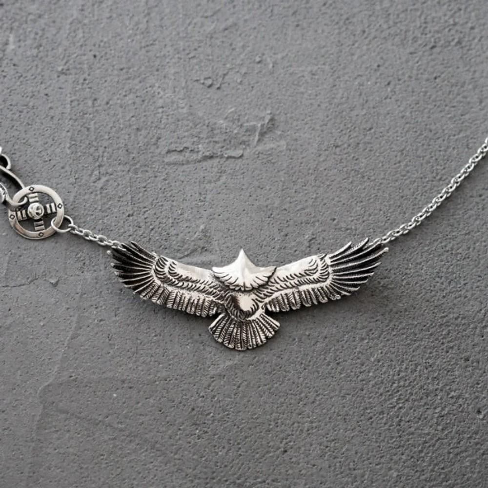 Spread Wings Eagle Choker Necklace - 2