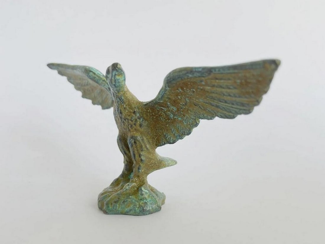 Soaring Bronze Eagle Sculpture - (0.9lbs) - 2