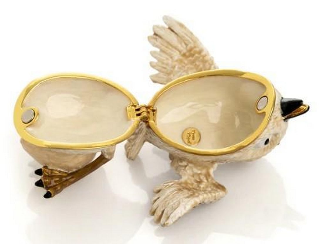 Nesting Bird with Egg Trinket Box - 4