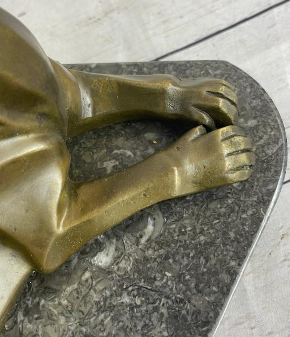 Silent Watch Bronze Sculpture - 6