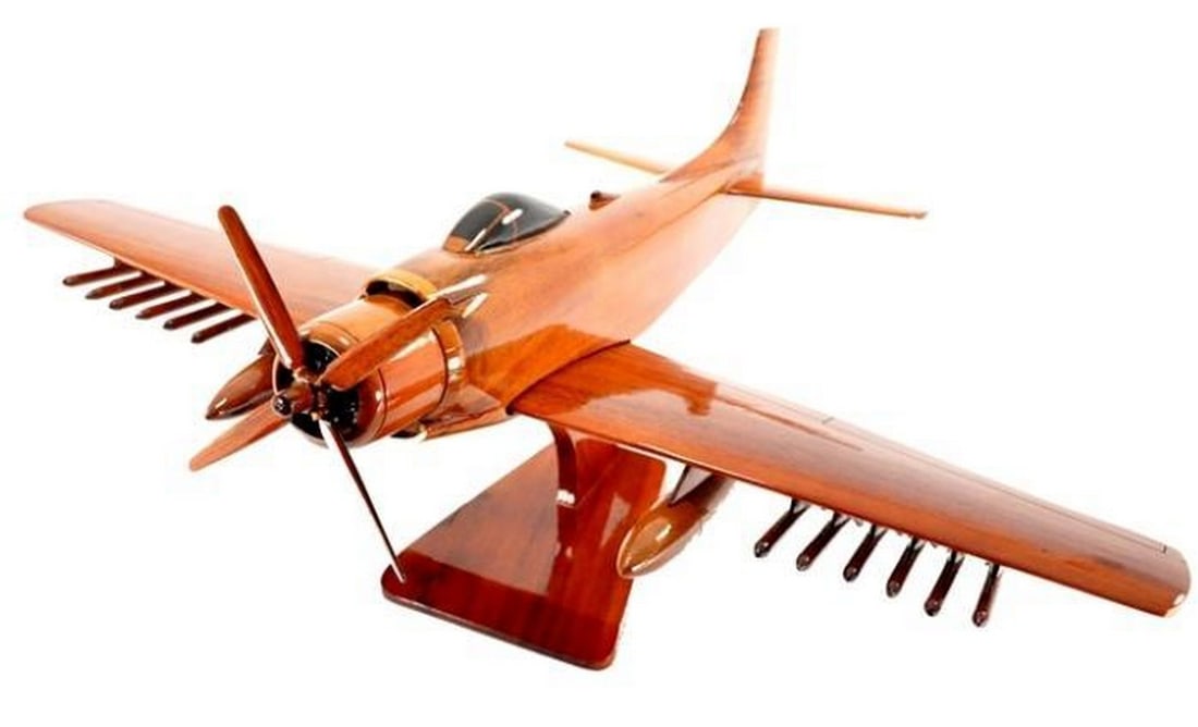 A-1 Skyraider Model Plane: A-1 Skyraider Model Plane The Douglas A-1 Skyraider is an American single-seat attack aircraft. This aircraft had an unusually long career; it was produced from 1945 until 1957 and was retired