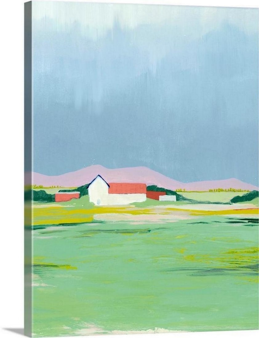 Spring Fallow I Canvas Reproduction: Spring Fallow I Canvas Reproduction By Grace Popp Grace Popp's primary mediums are oil paint, printmaking, and watercolor which she supplements with various other materials. Grace is inspired